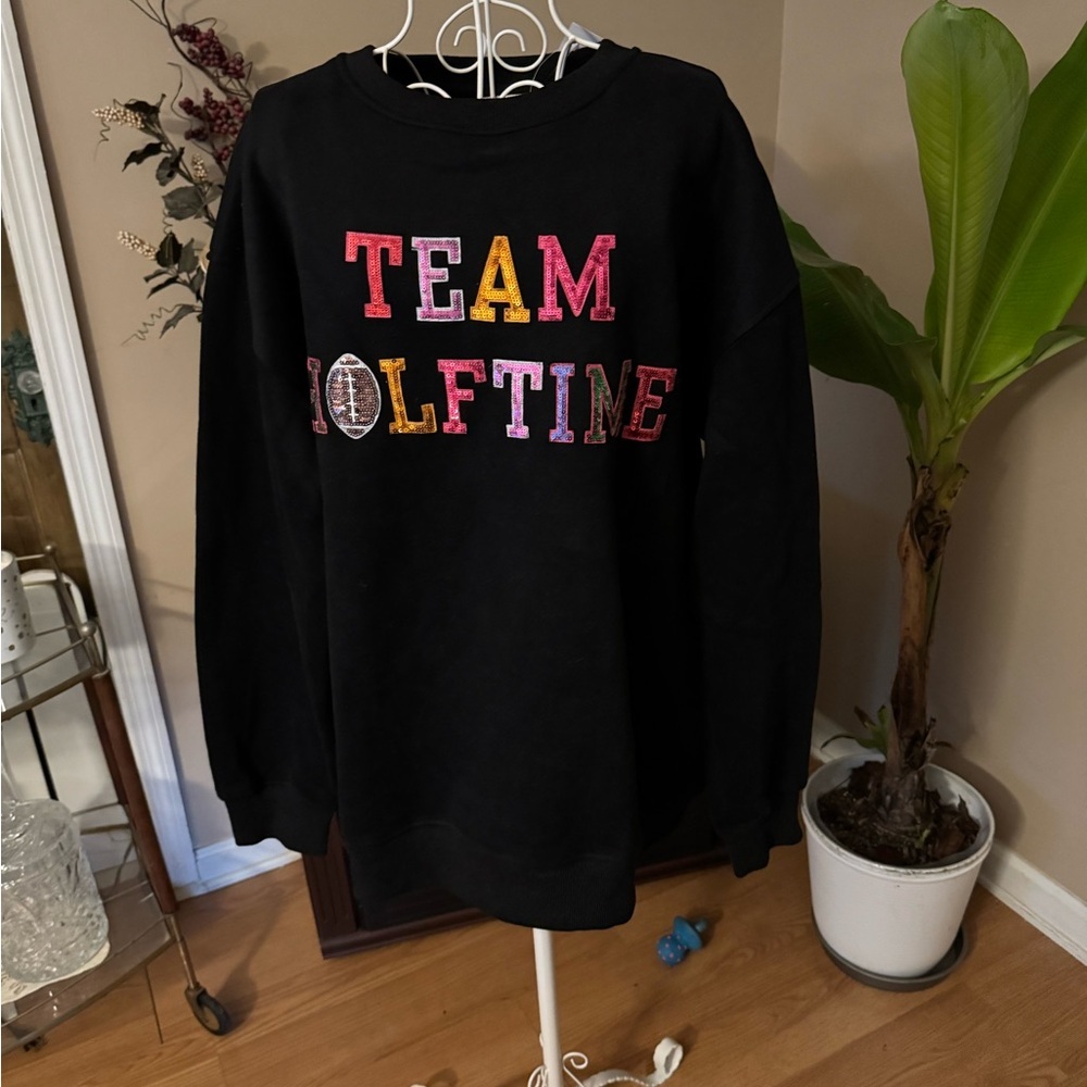 Black Team‎ Halftime Sweatshirt
